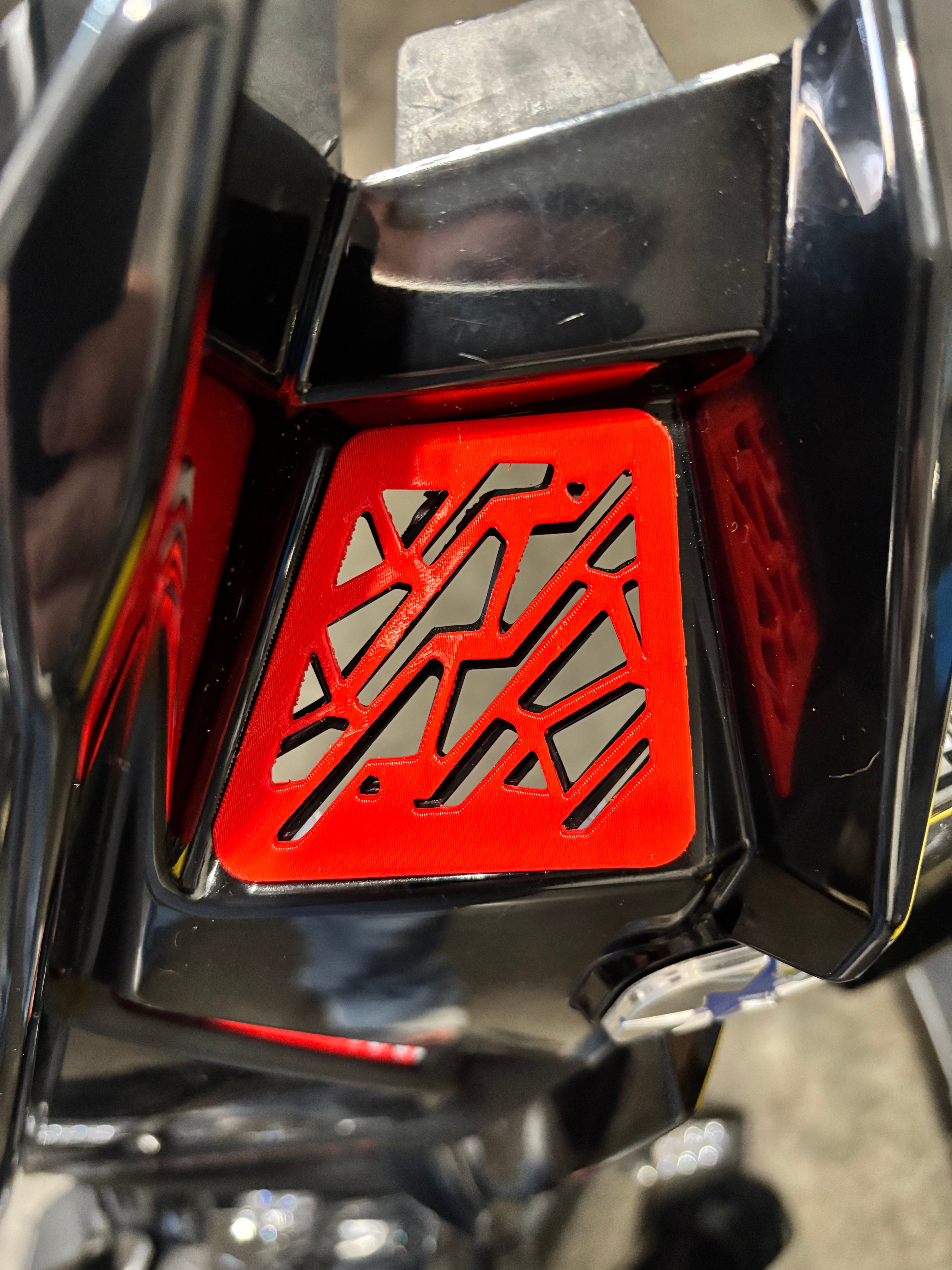 Polaris Matryx Snowmobile Lower Hood Vent / Grill Inserts (Right and Left) Custom Colors