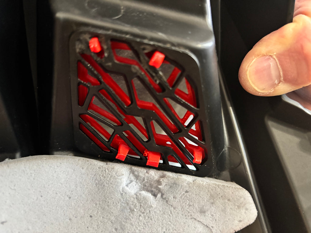 Polaris Matryx Snowmobile Lower Hood Vent / Grill Inserts (Right and Left) Custom Colors