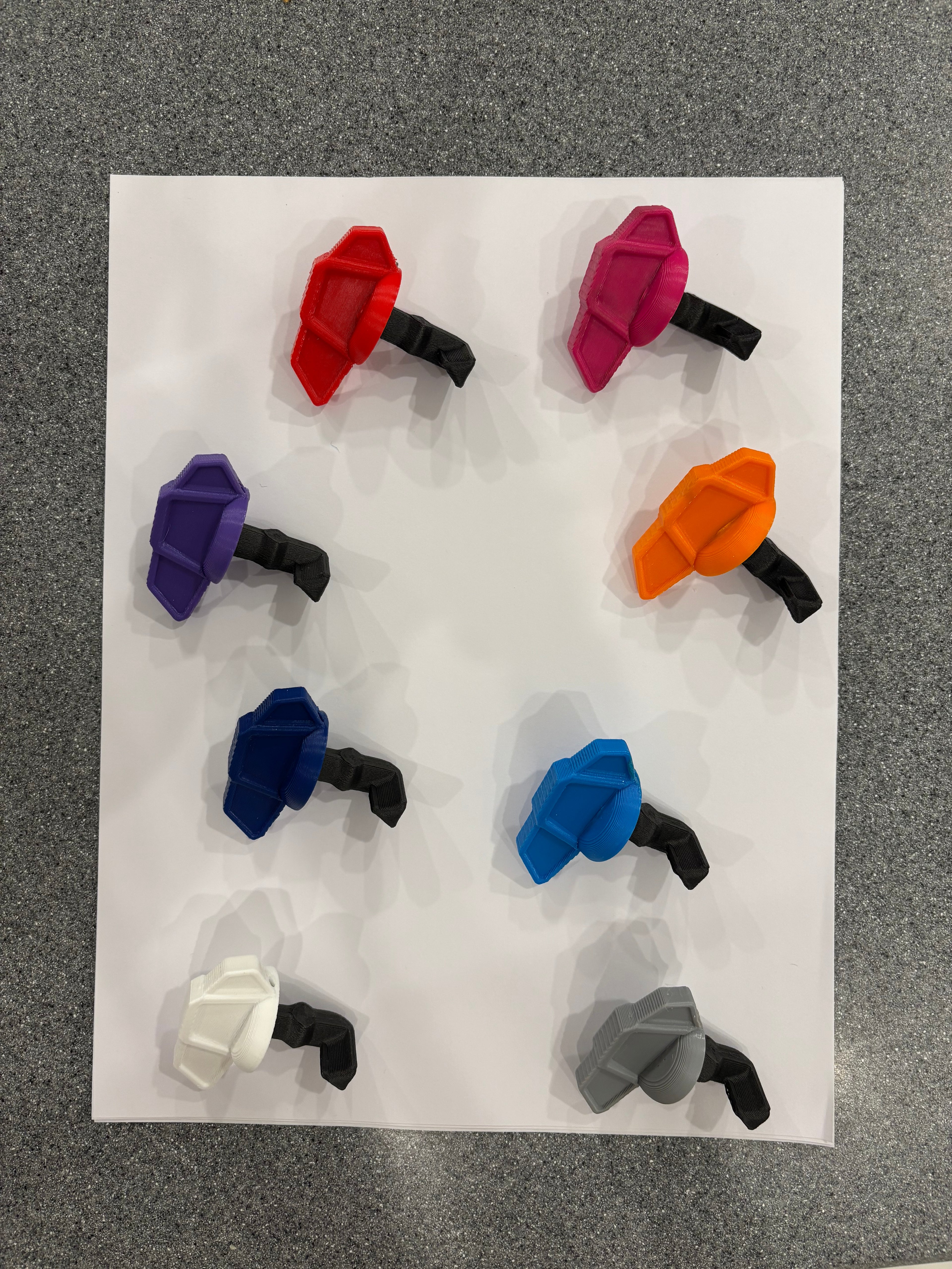Set of  (6) Polaris Matryx / Axys 1/4 Turn Hood Latch - Custom Colors Available