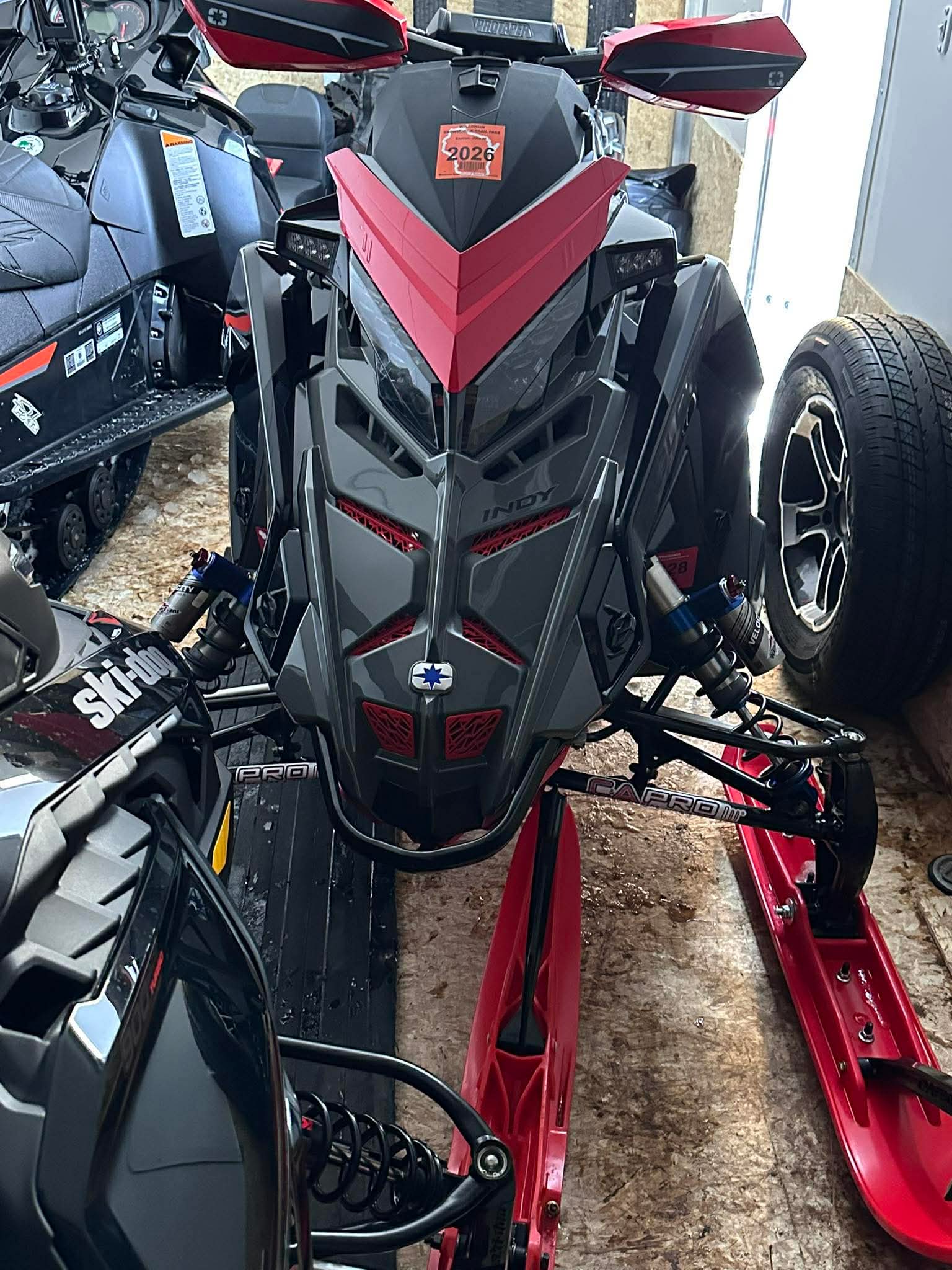 Polaris Matryx Snowmobile Lower Hood Vent / Grill Inserts (Right and Left) Custom Colors